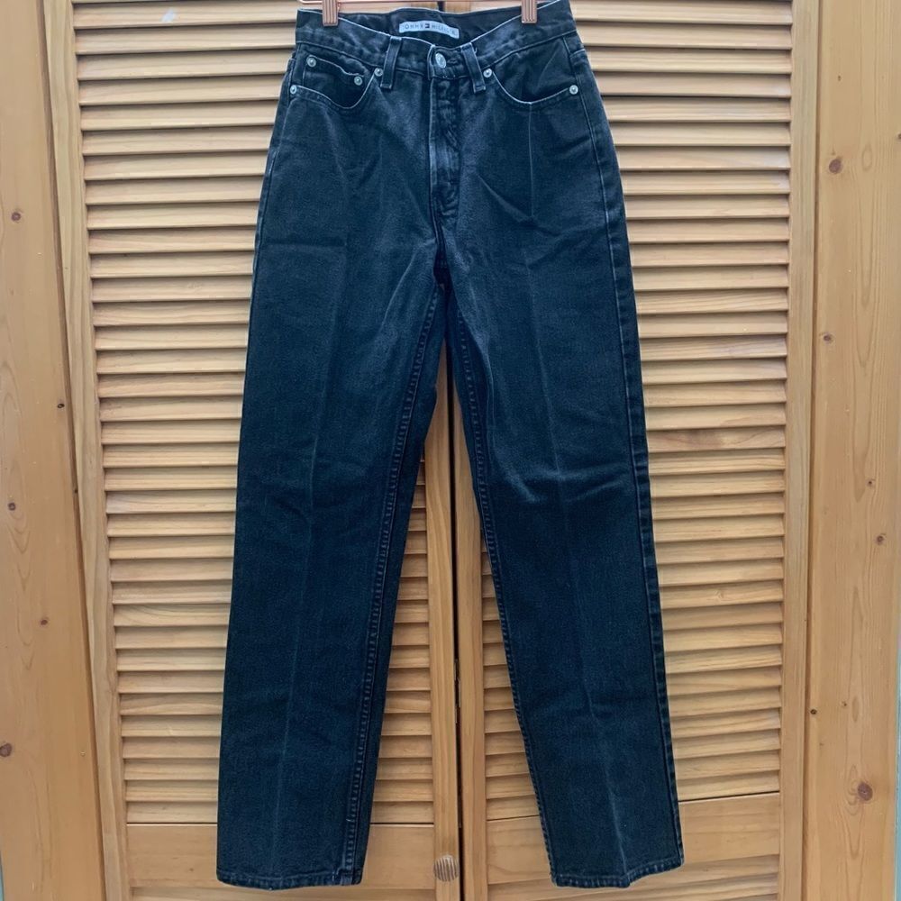 Vintage Tommy Hilfiger Black Jeans Size 4